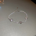 Four Mixed Crystal Bracelet Designs In Gold Tone Or Silver Tone view 7