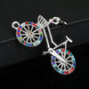 Silver Multicolor Rhinestone