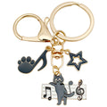 Black Cat Music Keychain Collection with Six Scenes view 5