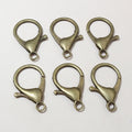 Large Lobster Clasps in Eight Metallic Finish Options view 9