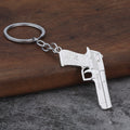 Mini Desert Eagle Zinc Alloy Pistol Model Keychain Pendant