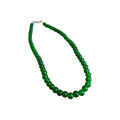 Emerald Glass Bead and Chinese Charm Necklaces 21 Styles view 5