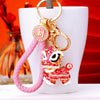 Pink-Fortune-Strap Fuchsia Lion-Dance