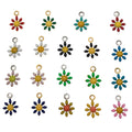 Gold-Tone Daisy Metal Charms with 19 Listed Options view 5