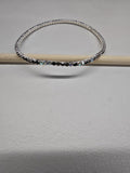 Single Row Stretch Crystal Bracelets Silver 8 Colors view 11