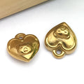 Gold Stainless Steel Bear Penguin Elephant Charm Pendants for DIY Bracelet Necklace