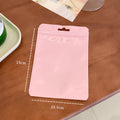 Pastel Resealable Pouches with Clear Front Windows view 6