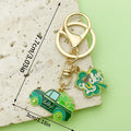 Shamrock Charm Keychains with 17 Mixed Design Styles for Bags and Keys view 7