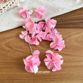 Long Shell Petal Cluster Earrings in Five Bright Colorways view 4