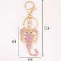Rhinestone Scorpion Keychain Gold Tone Insect Charm Styles view 3
