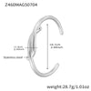 Z460 Silver Bangle