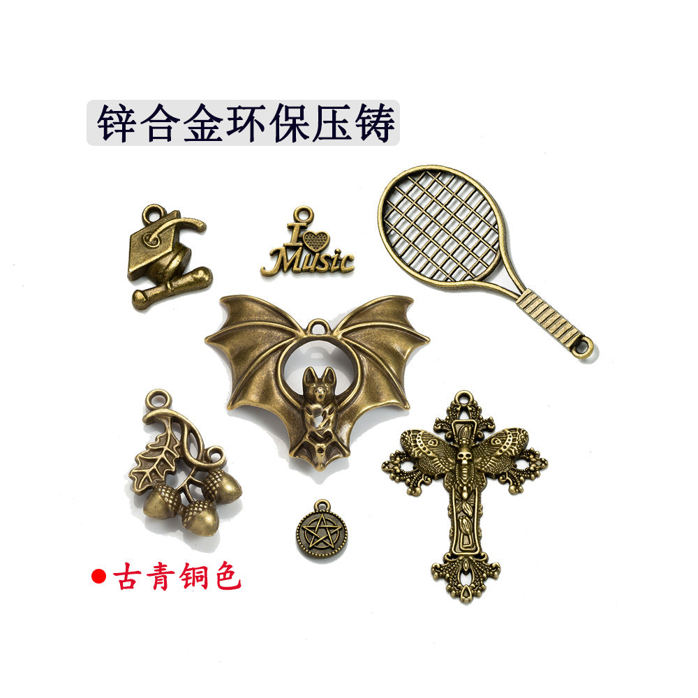 Zinc Alloy Infinity Charm Pendant for DIY Jewelry
