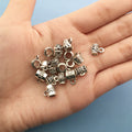 Large-Hole Antique Silver Connector Clasp Jewelry Findings with 11 Listed Options view 4