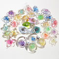Clear Resin Ocean Animal Charms with Colorful Inlays view 3