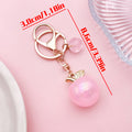 Apple Charm Keychains Featuring Pink Apple Across 52 Pictured Variations view 3