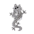 Black Gold Tone Dragon Crystal Five Designs Metal Brooch Pin 3.7 x 5.7 cm 3.7 x 5.7 cm view 7