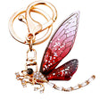 Translucent Wing Dragonfly Keychains in Green Red Purple and Assorted Colors view 5