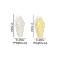 Skull Coffin Charms in Five Enamel Colors and Two Metal Tones view 2