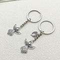 Cross and Angel Charm Keychains in 26 Pictured Variations for Bags and Keys view 3