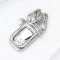 Crystal Parrot Pair Brooch With Pearl Accent for Jackets Scarves and Lapels view 4
