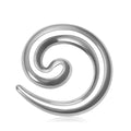 Open Spiral Brooch In Smooth Silver And Gold Tone Finishes view 2