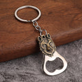Animal Metal Bottle Opener Keychains: Turtle, Wolf, Frog And Lion Designs view 10