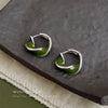 Green Enamel Twist