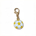 Enamel Soccer Ball Charms With Lobster Clasps in Nine Colors view 8