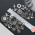 Antique Silver Nautical Theme Metal Charms with 30 Listed Options view 4