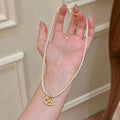 Pearl Rocking Horse Charm Necklace Earrings Bracelet view 6