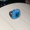 Blue Floral Statement Jewelry Collection With Six Designs view 7