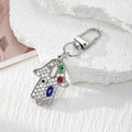 Hamsa Hand Evil Eye Keychains Gold Silver Lobster Clasp 6 Styles view 9