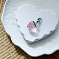 Mini Resin Strawberry Lobster Clasp Charm Keychains view 10