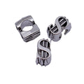 Dollar Sign Shaped Large Hole Metal Bead Metal Jewelry Making Component view 4