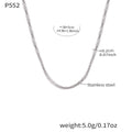 Gold Steel Twisted Sparkle Chain Necklace And Bracelet Set view 6