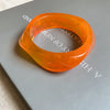 Orange Wide Bangle