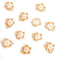 Double Sided Cherry Blossom Charms in Six Enamel Colors view 12