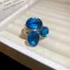 Blue Triple Ovals