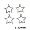 Stainless Steel Open Geometric Pendants in Twelve Shapes view 6
