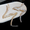 Leaf Crystal Open Cuff Bangle Bracelet Gold Silver view 4
