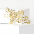 Crystal Phoenix Brooch in Gold and Silver Tone Finishes view 3
