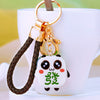 Gold-Black-Strap Panda-Mahjong