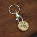 Zinc Alloy Shopping Cart Coin Token Keychain for Supermarket Trolleys