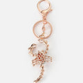 Rhinestone Scorpion Keychain Gold Tone Insect Charm Styles view 4