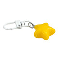 Puffy Five Point Star Resin Keychain With Lobster Clasp And Split Ring view 5