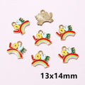 Colorful Enamel Rainbow Charms in Thirteen Designs and Mixed Set view 6