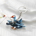 Surreal Animal Mashup Acrylic Keychains in Six Distinct Designs view 2