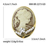 Gold Cream Cameo