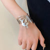 Silver Leaf Cuff