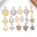Gold-Tone Heart and Star Metal Charms with 16 Listed Options view 1